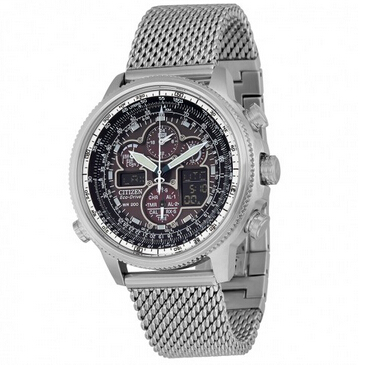 Citizen 西铁城Navihawk UTC 巡航鹰系列光动能男表 $325.99（约2076元）