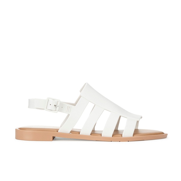 Melissa 梅丽莎白色平底凉鞋 £54.4（约500元）