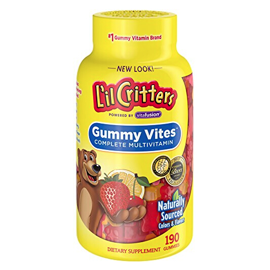 小降！【美亚自营】L'il Critters Gummy Vites 维生素小熊软糖 190粒 $8.21（约57元）