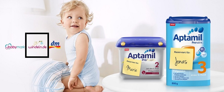 Aptamil 德国爱他美 Pronutra 婴幼儿奶粉 2段 6个月+ 800g*4罐 €63.81（约507元）