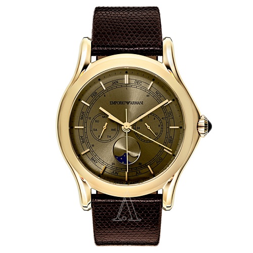 Emporio Armani 安普里奥·阿玛尼 Classic 系列 金色圆形表盘时尚男士腕表 ARS4203 $460（约3191元）