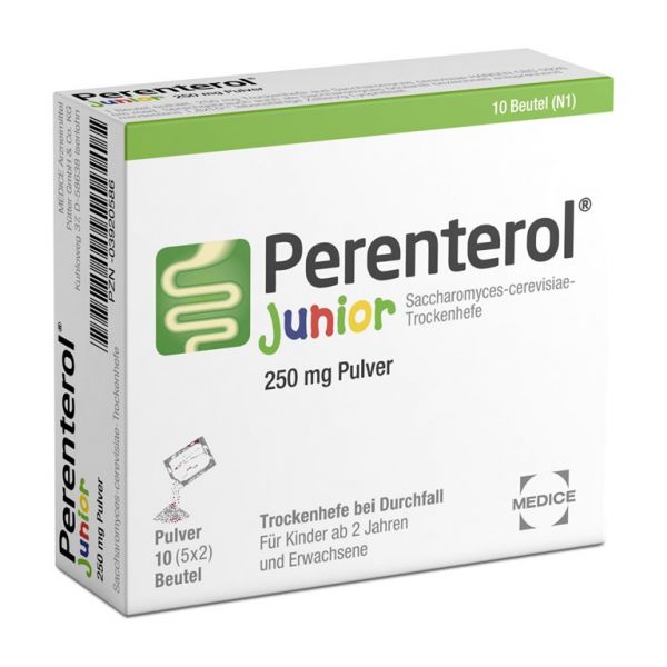【满减9欧+免邮中国】PERENTEROL 儿童止泻酵母粉 10包 €3.85（约30元）