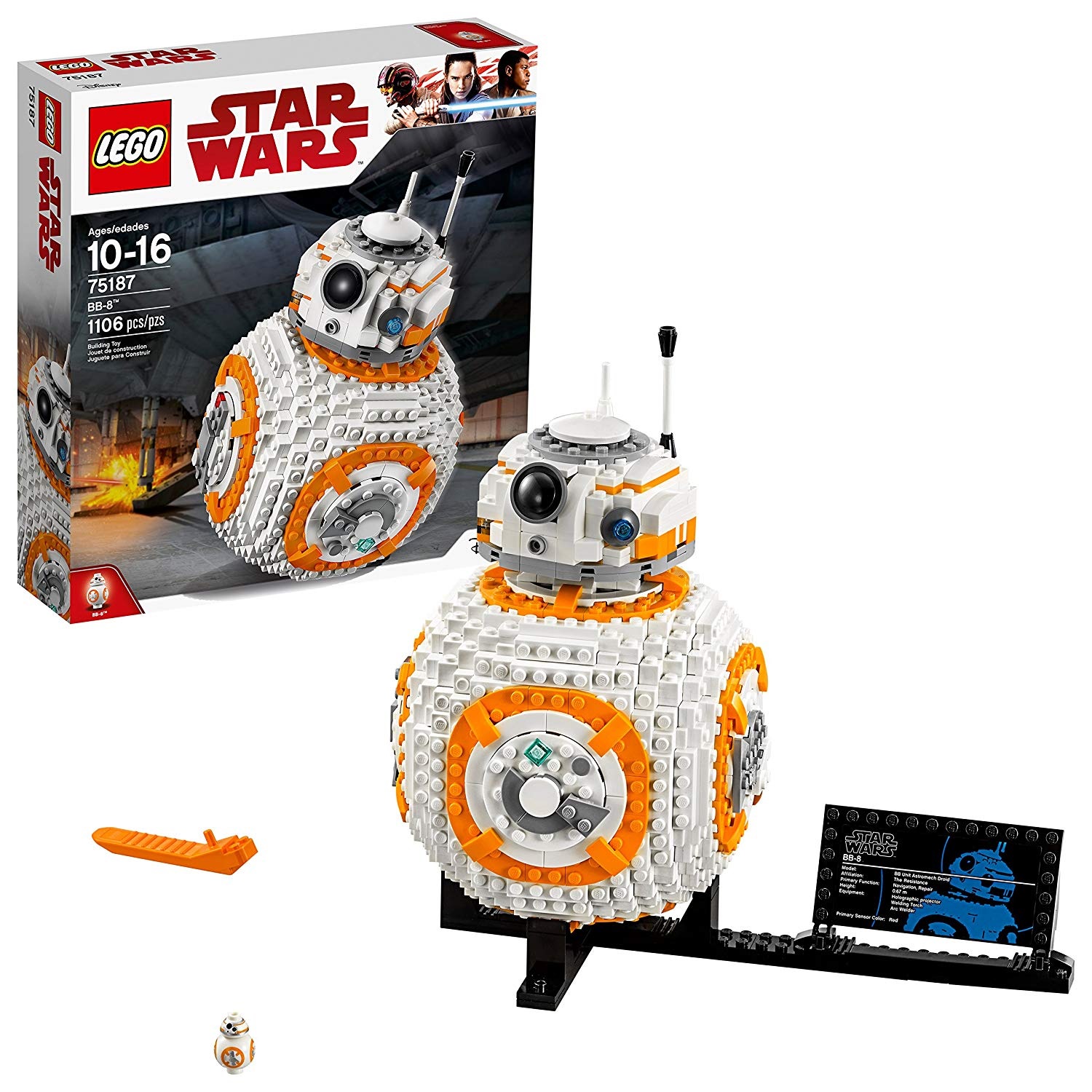 【美亚自营】lego 乐高 星球大战系列 bb-8 宇航技工机器人 75187$