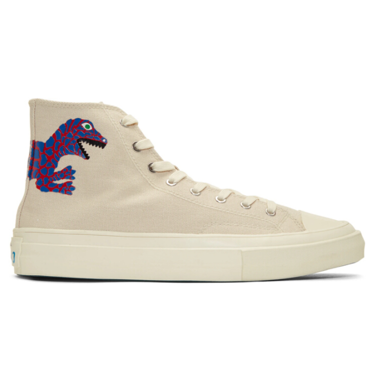 PS by Paul Smith Off-White Kirk Dino 男士高帮帆布鞋 $195（约1321元）