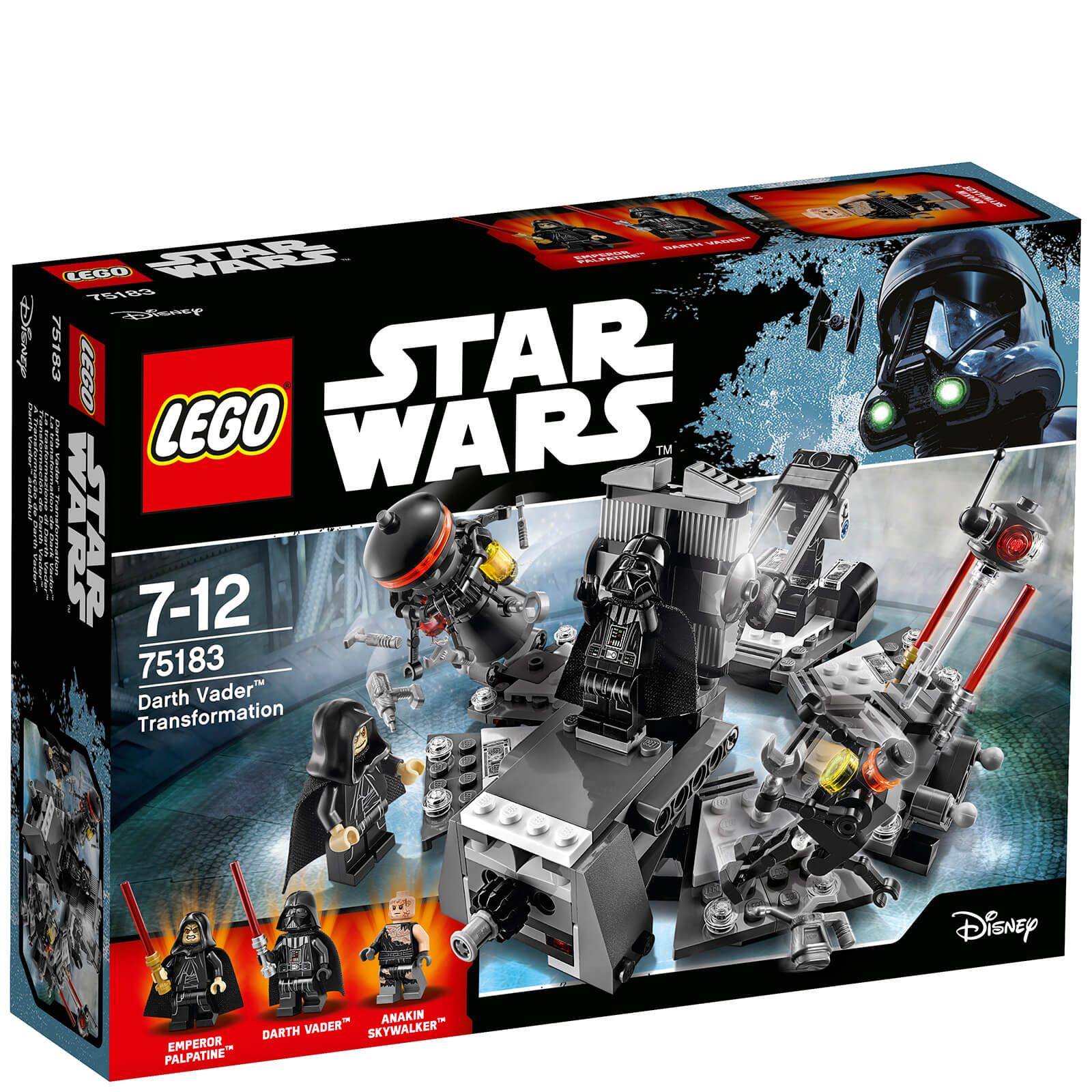 【美亚自营】LEGO 乐高 星球大战系列 75183 黑武士的诞生 $14.99（约101元）
