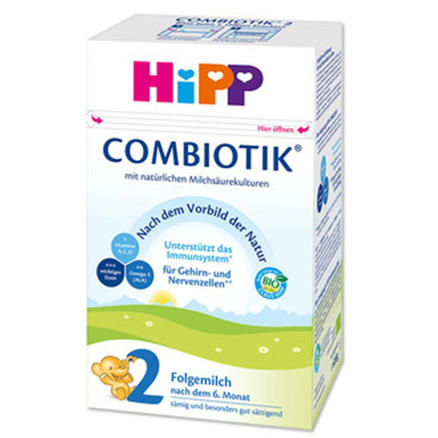 【再减3欧】HIPP 喜宝有机益生菌奶粉 2段 6个月+ 600g €17.1（约130元）
