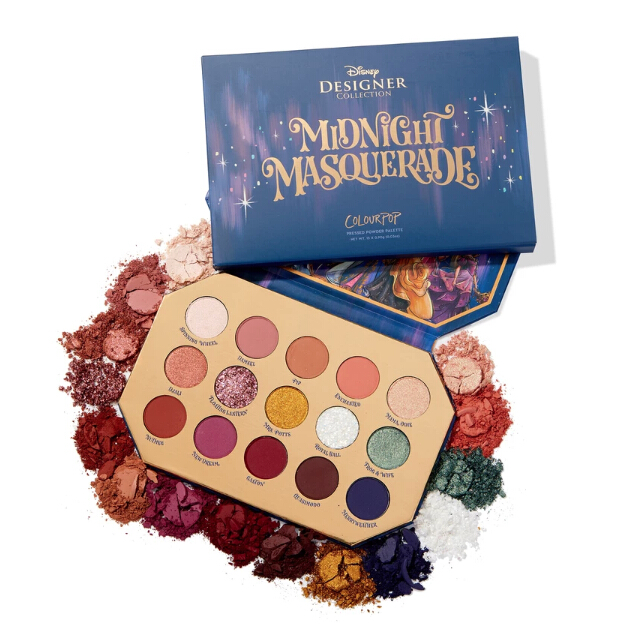 ColourPop 迪士尼合作系列眼影盘 midnight masquerade $16.5（约114元）