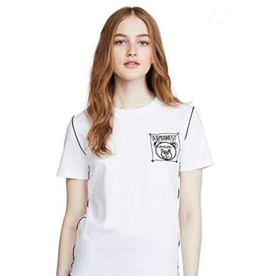 Moschino 泰迪熊图案白色T恤衫 $395（约2737元）