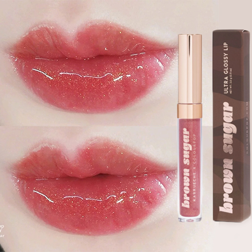 Colourpop 官网 卡拉泡泡 唇釉 #Blowzy 蜜桃金闪 $6.8（约47元）