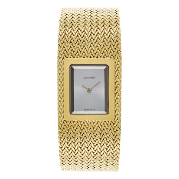 Calvin Klein 卡尔文·克莱因 Mesh 系列 金色女士时装腕表 K5L13536 $42.49（约298元）