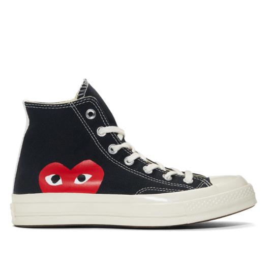 Comme des Garçons Play 男士黑色高帮运动鞋 $140（约983元）