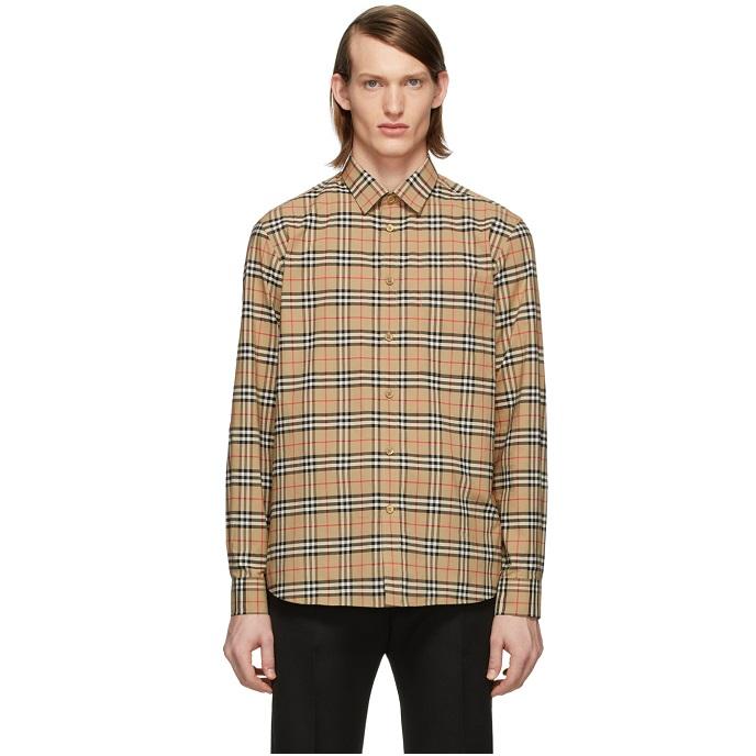 Burberry 经典格纹男士衬衫 $316（约2232元）