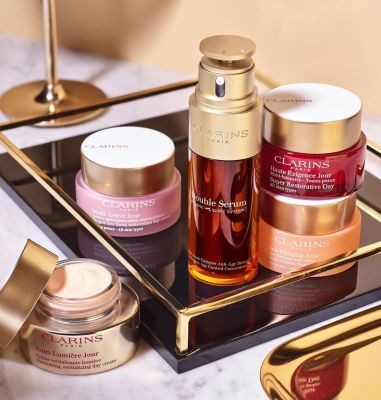 Clarins 娇韵诗美国官网：全场护肤彩妆热卖 收双萃精华 满$100送价值$83好礼