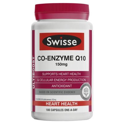 Swisse 辅酶Q10胶囊 180粒（有助保护心脏） 39.95澳币（约191元）