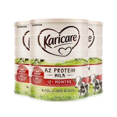 Karicare 可瑞康 A2蛋白婴幼儿配方牛奶粉3段 900g 3罐包邮装 90纽币（约417元）