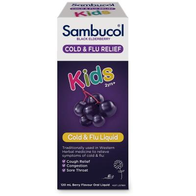 【8.3折】Sambucol 儿童黑接骨木糖浆 120ml 16.45澳币（约83元）