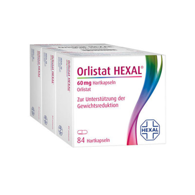 【包邮含税】ORLISTAT HEXAL 奥利司他 60 mg 纤体胶囊 3x 84粒/盒 €78（约612元）