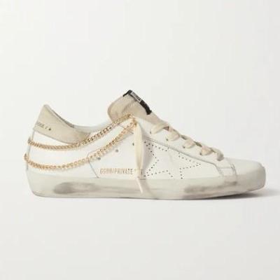 【新款8.5折】Golden Goose Superstar 链条皮革运动鞋<br />       ￡375.42（约3385元）