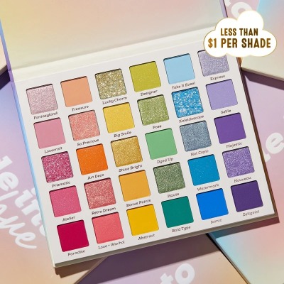 补货！【高返15%】ColourPop 全新30色眼影盘 fade into hue<br />       $30.6（约198元）