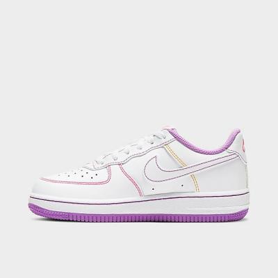 NIKE AIR FORCE 1 童鞋 白紫 缝线 少量现货<br />       $62（约400元）