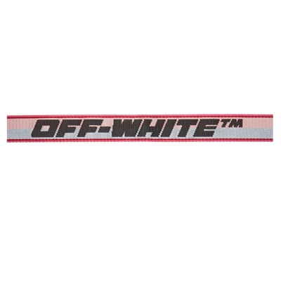 【8.5折+境内免邮】OFF-WHITE 新logo粉色工业皮带<br />       $153（约983元）