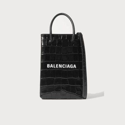【邮寄港澳退税17%】BALENCIAGA Shopping 印花纹理革单肩包<br />       ￡541.67（约4785元）
