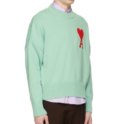 好价再降！AMI SS独家发售款 绿色大爱心毛衣<br />       8.5折 $335.75（约2125元）