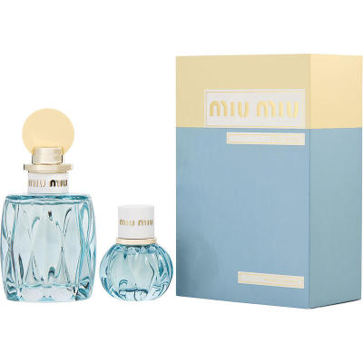 【包税直邮】MIU MIU 蓝色之水女士香氛护理套装香水100ml+小样20ml<br />       6折 $84.62（约569元）