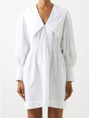 GANNI 白色连衣裙<br />       4折 €68.4（约468元）
