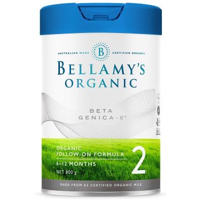 Bellamy's 贝拉米 有机白金版2段幼儿配方奶粉  6-12个月 800g<br />       49.95澳币