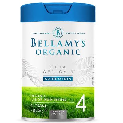 Bellamy's 贝拉米 有机白金版4段幼儿配方奶粉 2岁+ 800g<br />       45.95澳币