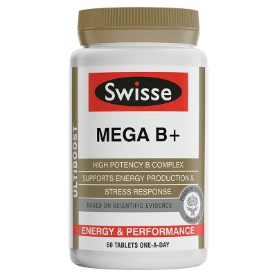 Swisse 高强度复合B族维生素 维生素B 60粒<br />       6.7折 27.5澳币
