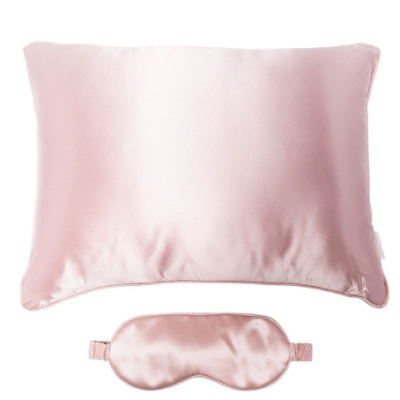 好价！Slip 粉色真丝 Queen枕套+眼罩套装<br />       3.2折 ￥424.8