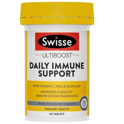 Swisse 日常免疫力片 锌+维生素C 60片<br />       6.8折 13.5澳币