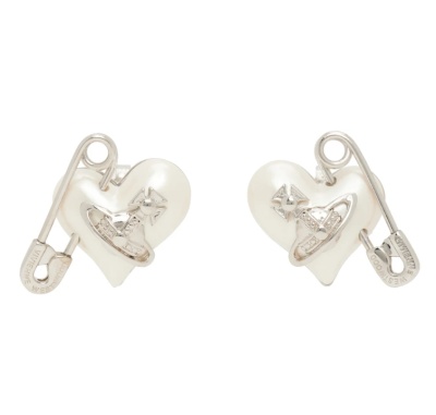 VIVIENNE WESTWOOD 西太后 银色 Orietta 耳环<br />       8.5折 $293.25（约2119元）