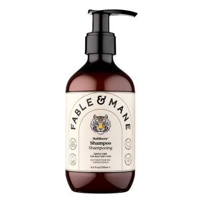【单件含税】Fable & Mane HoliRoots椰子老虎草保湿洗发水 不含硫酸盐 250ml<br />       8折 ￡22.4