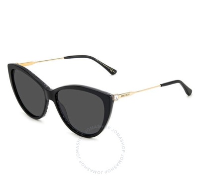 JIMMY CHOO 黑框女士太阳镜<br />       2.5折 $74.89（约542元）
