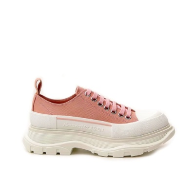 Alexander McQueen Tread Slick 粉色厚底运动鞋<br />       4.4折 $268.2（约1913元）