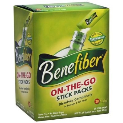 Benefiber 无味无糖水溶性通便膳食纤维粉 28支装<br />       7.7折 9.95澳币