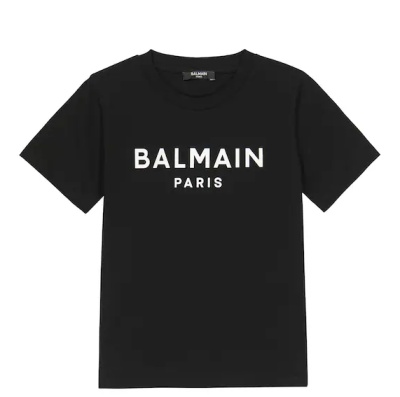 Balmain 大童款黑色Logo短袖<br />       7折 €94.5（约711元）