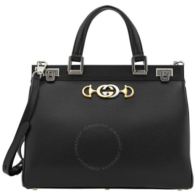 GUCCI 女士 Zumi 中号黑色皮革手提包<br />       4.9折 $1949.99（约13915元）