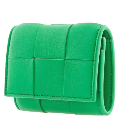 BOTTEGA VENETA 葆蝶家 Parakeet Intreccio 小号信封卡包<br />       4.9折 $390.99（约2792元）