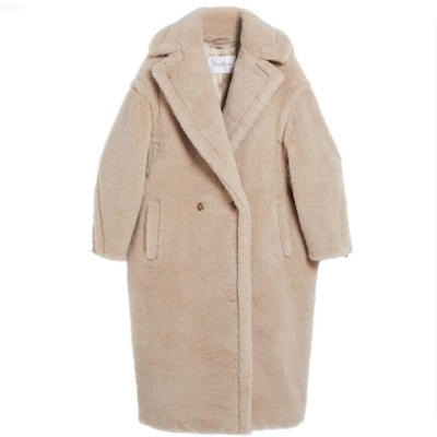 MAX MARA Tedgirl 泰迪熊经典大衣 米色<br />       8.5折 €1877.65（约14250元）