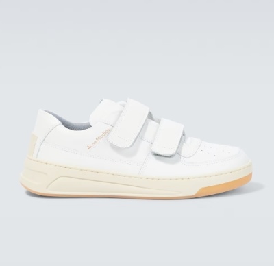 Acne Studios Leather 魔术贴小白鞋<br />       5.6折 $280（约1991元）