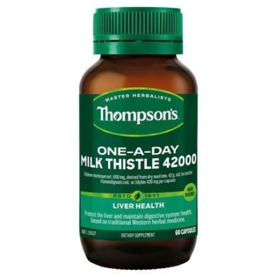 Thompson's 汤普森 42000mg 奶蓟草护肝片 60片<br />       6.4折 24.95澳币