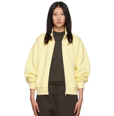 FEAR OF GOD ESSENTIALS 黄色拉链夹克<br />       3.1折 $29（约205元）