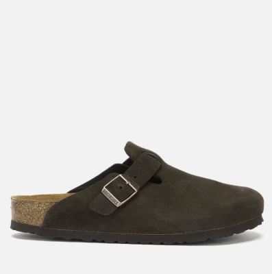 Birkenstock Boston 男士麂皮穆勒鞋<br />       6.8折 ￡102（约901元）