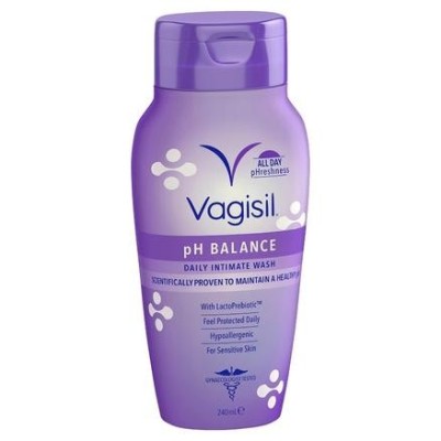 Vagisil 女性私处护理洗液 240ml（无皂/平衡PH值）<br />       8.5折 5.95澳币