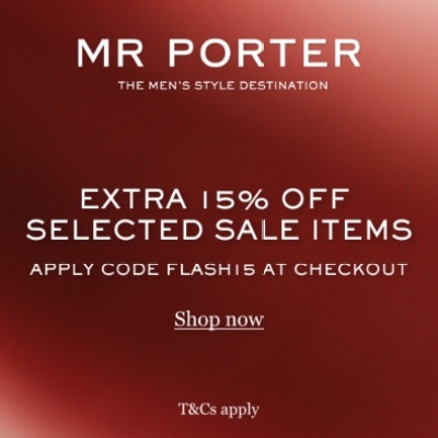 MR PORTER 亚太站：FW24精选时尚大促再升级<br />       低至3折+额外8.5折