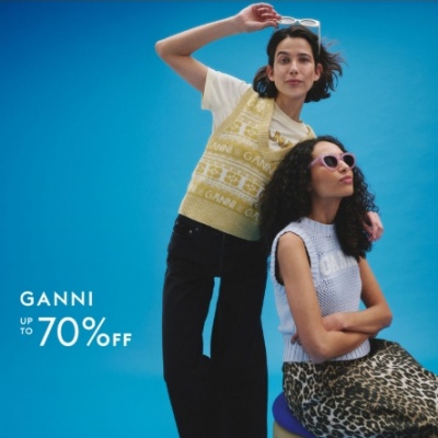 THE OUTNET 美站：GANNI 专场热卖 沈梦辰同款牛仔裙$133<br />       低至3折+部分额外8折